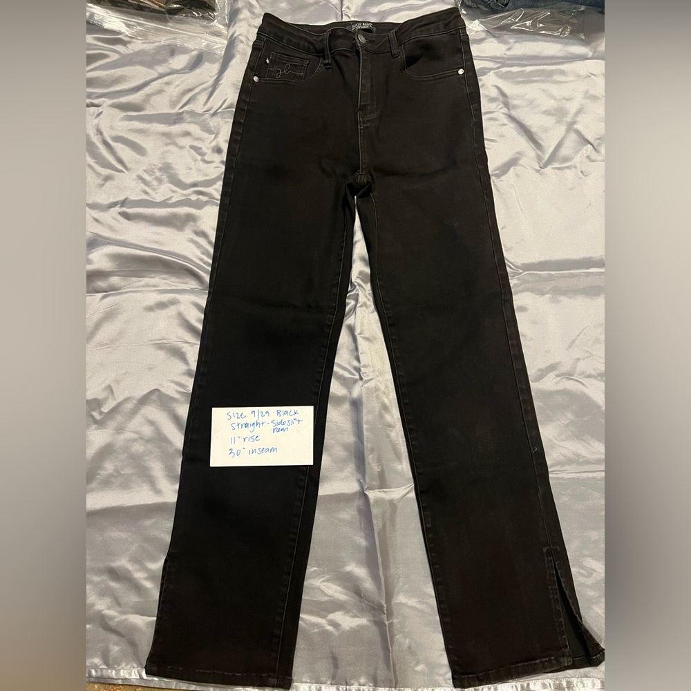 Judy Blue Black Straight Leg Jeans size 9